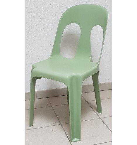 Chaise plastique Sirtaki mobilier collectivite vert amande