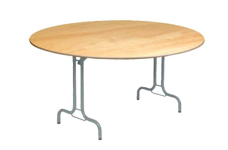 Table ronde RIMBAUD table pliante plateau medium 150 mobilier intérieur table pour collectivités