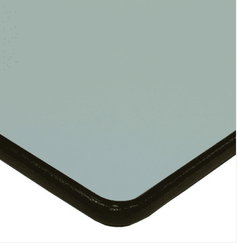 PLATEAU mélaminé table rectangulaire gris mobilier d'intérieur pour collectivités salle des fêtes