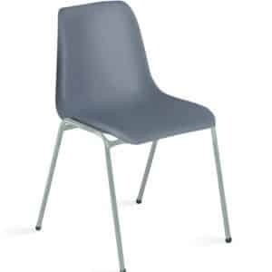 Chaise MARIUS chaise coque plastique chaise empilable accrochable mobilier d'intérieur pour salles communales et collectivités