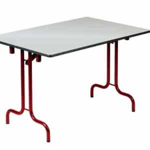 Table DUMAS plateau mélaminé table pliante mobilier d'intérieur pour collectivités