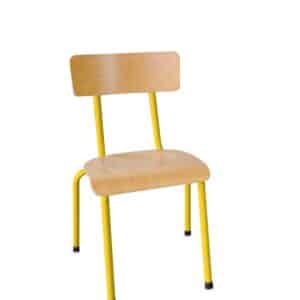 Chaise MATERNELLE chaise d'école pour classe de maternelle pour enfant en bois empilable mobilier d'intérieur pour école, cantine et collectivités