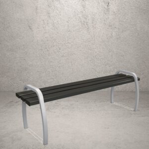 Banc INTERLUDE banquette acier mobilier urbain pour collectivités