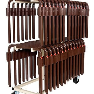 Chariot pour pieds de MAIRIETABLE mobilier d'intérieur pour collectivités