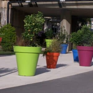 Pot MONCEAU pour plantes mobilier intérieur ou extérieur décoration pour collectivités