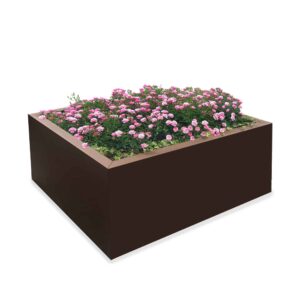 Jardinière COSMOPOLITAN pour plantation en pleine terre mobilier urbain pour collectivités