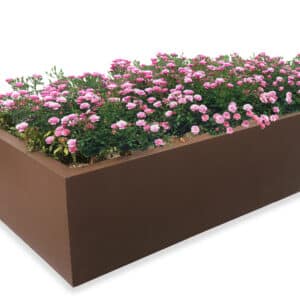 Jardinière COSMOPOLITAN pour plantation en pleine terre mobilier urbain pour collectivités