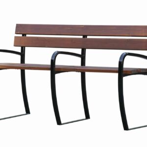 Banc CONFIDENCE confort pour sénior et personnes à mobilité réduite banc rehaussé avec accoudoirs mobilier urbain aménagement extérieur pour collectivités