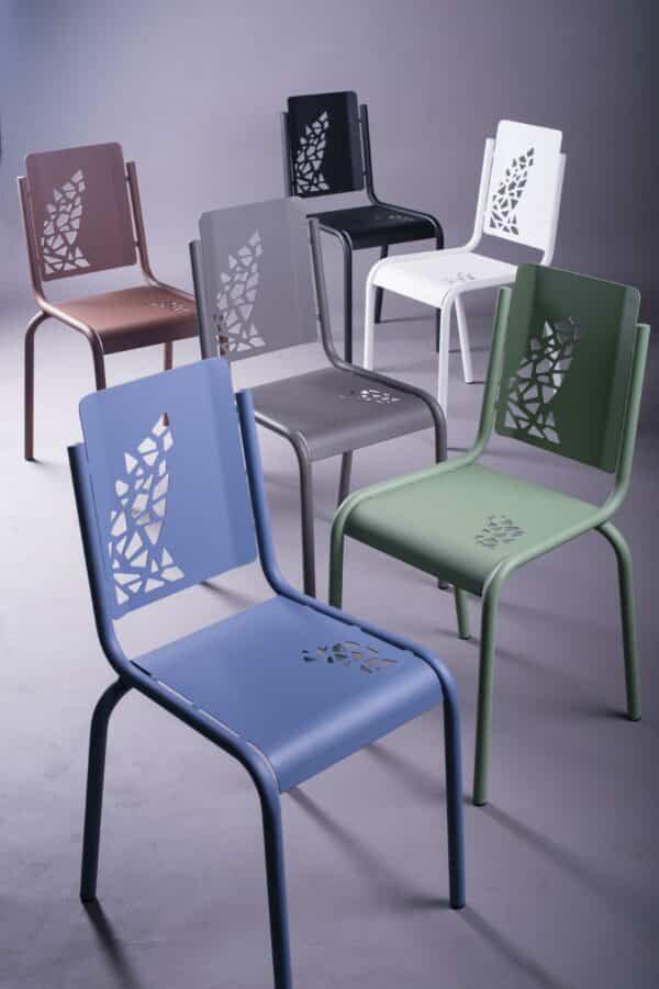 Chaise PRIMA intérieur et extérieur mobilier pour collectivités et particuliers
