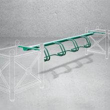 Support cycles JARDIVELO pour vélo aménagement urbain entre deux jardinières mobilier pour collectivités