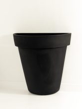 demi pot détouré noir