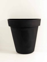 demi pot détouré noir