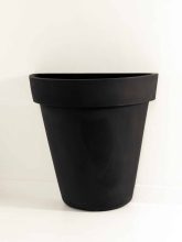 demi pot détouré noir