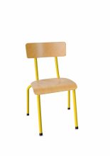 Chaise MATERNELLE chaise d'école pour classe de maternelle pour enfant en bois empilable mobilier d'intérieur pour école, cantine et collectivités