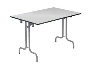 Table DUMAS plateau mélaminé table pliante mobilier d'intérieur pour collectivités