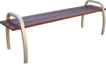 Banc INTERLUDE banquette acier mobilier urbain pour collectivités
