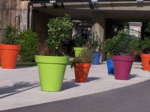 Pot MONCEAU pour plantes mobilier intérieur ou extérieur décoration pour collectivités