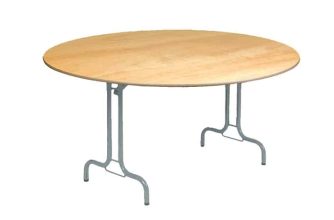 Table ronde RIMBAUD table pliante plateau medium 150 mobilier intérieur table pour collectivités