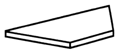 PLATEAU trapézoïdal mélaminé épaisseur 18 pour mairietable table démontable pour collectivités